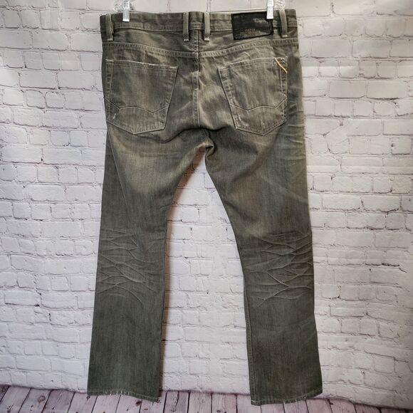 Cult Of Individuality Japanese Selvedge Jeans Mens 38 x 34 Grey Rebel Straight - Picture 2 of 14